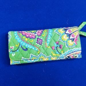 Vera Bradley Kelly Green Floral Wallet